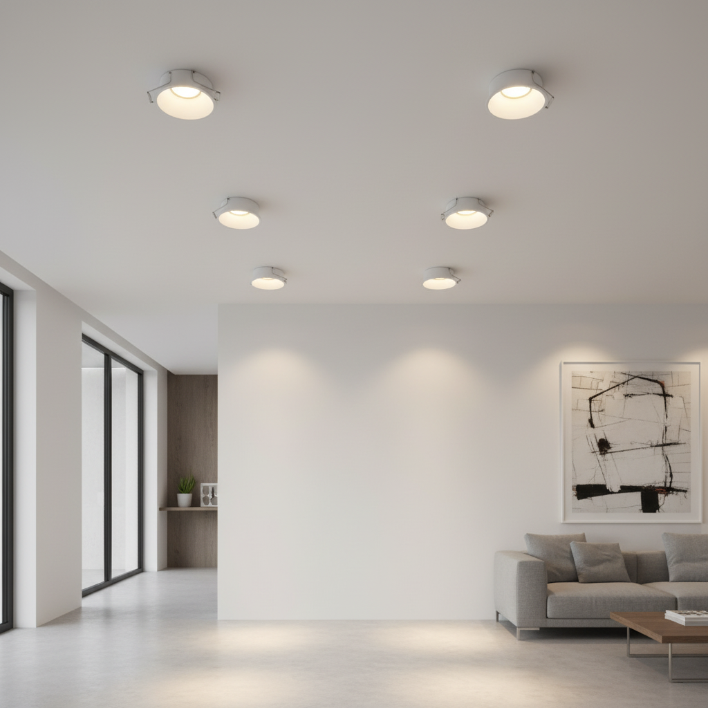 שקוע תקרה דגם INFINITY ECO CCT 12W Ø8 ס״מ - תמונה ראשית