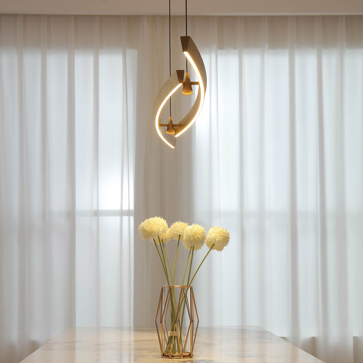 מנורת תליה 65W CATANIA - Hanging lamps with built-in LED