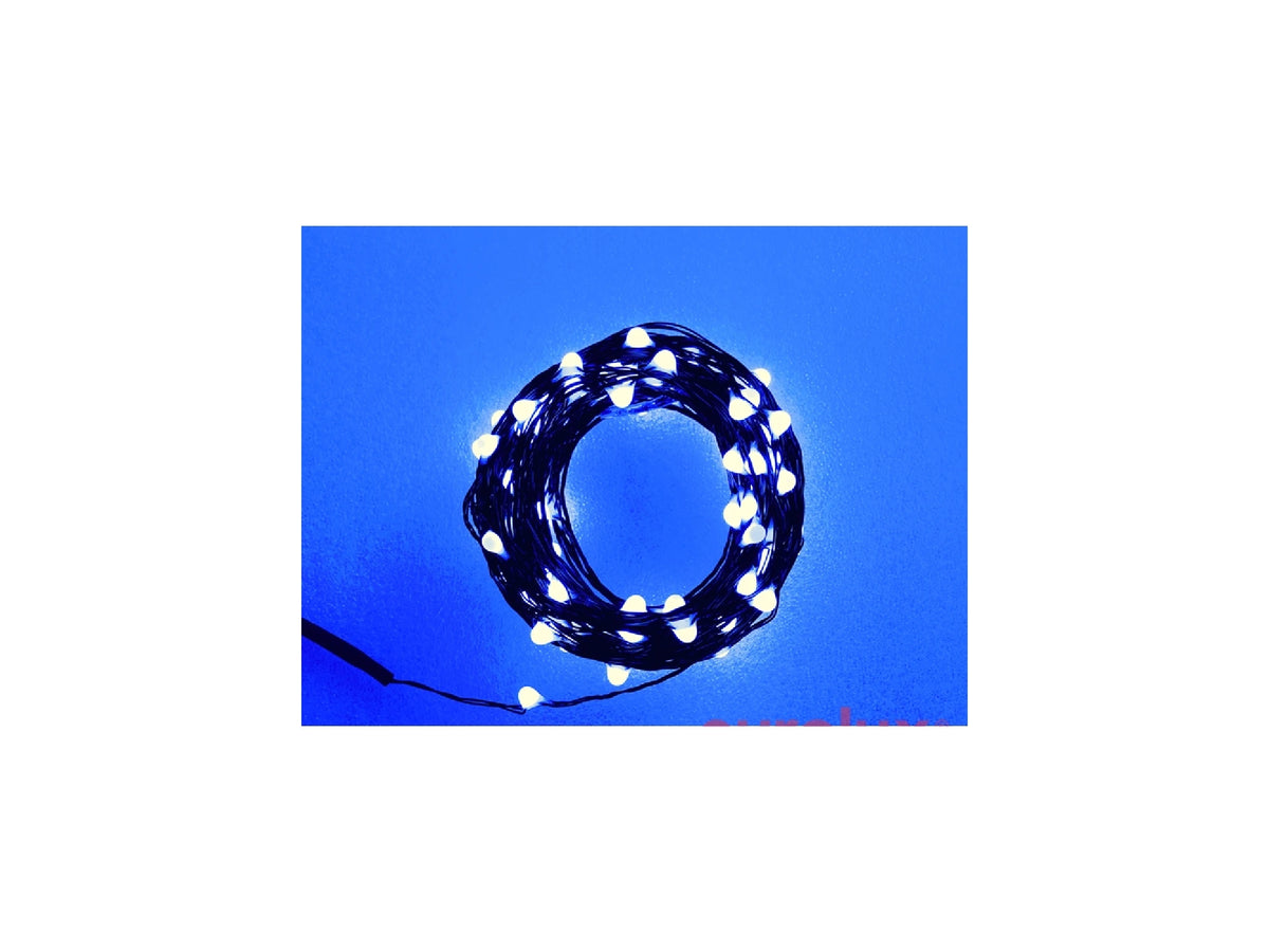 ●● חבל ננו לדים 100 לדים 10 מטר אור כחול 12V BATTERY - String Lights באתר לדמרקט
