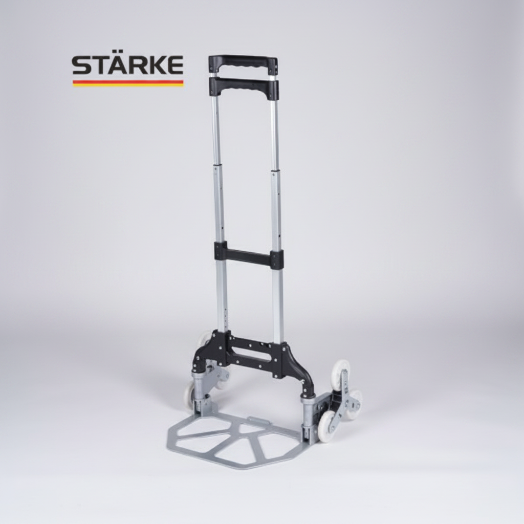 עגלת משא אלומיניום מתקפלת למדרגות 75Kg