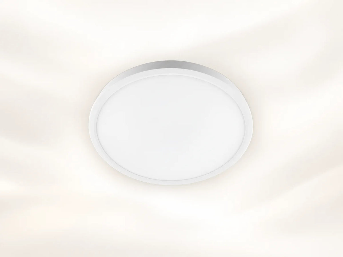 פלפון עגול לבן להתקנה צמודת תקרה, דגם SPINNER CCT מבית Semicom.
