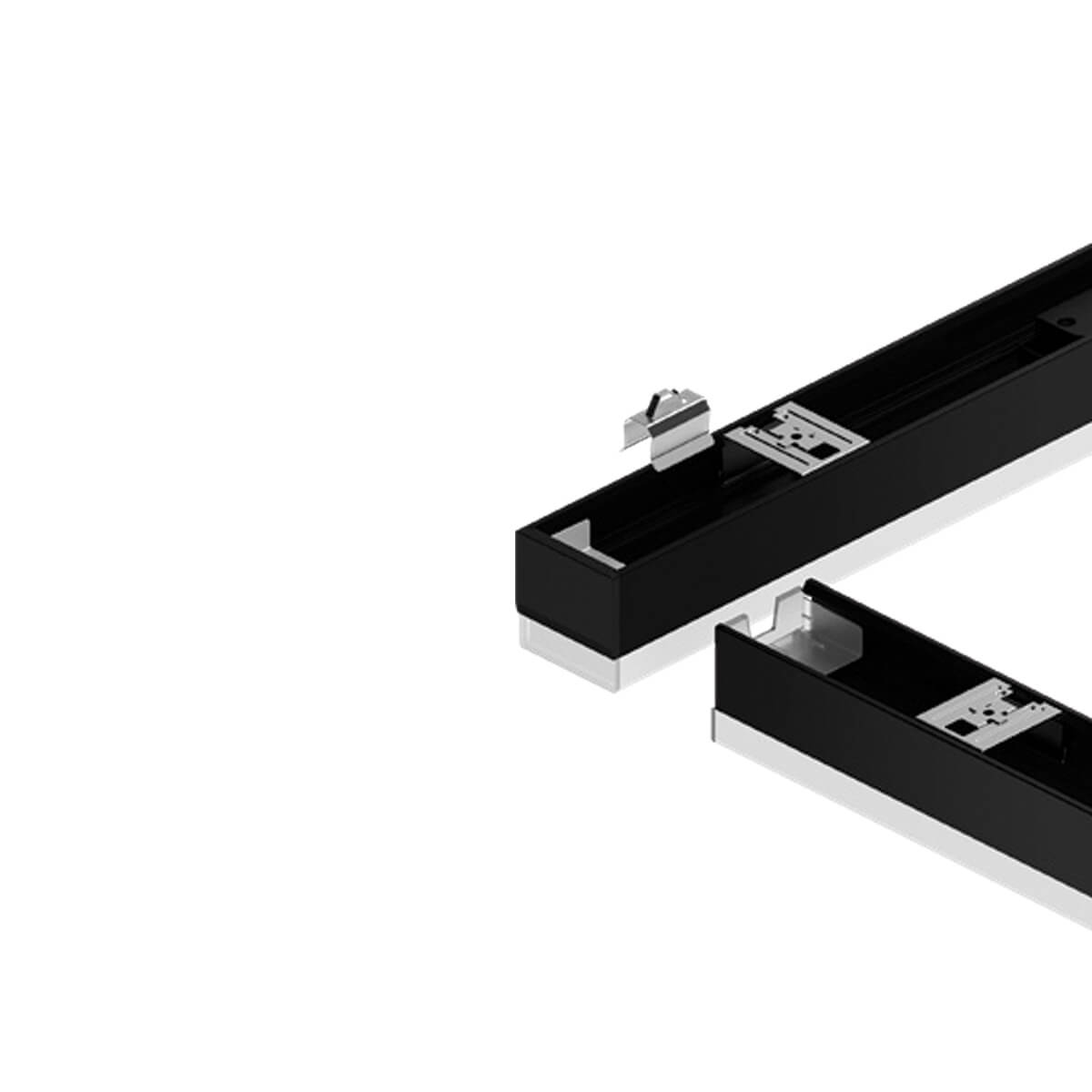 צמוד תקרה/תליה CCT 30W OSTEE באורך 60 ס"מ-שחור - Hanging lamps with built-in LED