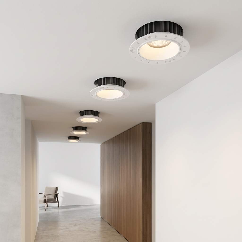 שקוע תקרה INFINITY CCT טרימלס 12W Ø8 ס״מ - תמונה ראשית