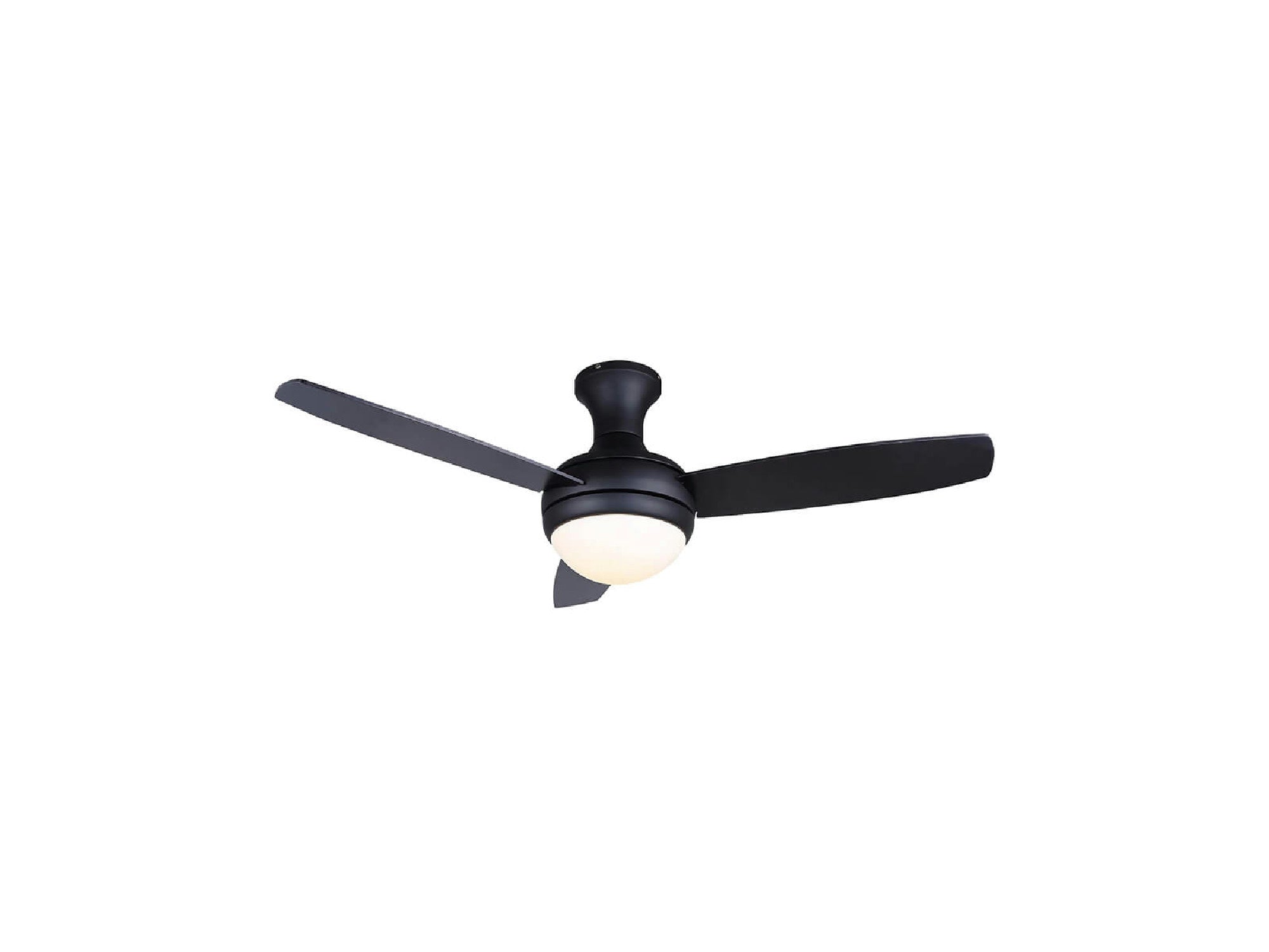 מאוורר תקרה "CCT 18W TWITTER 48 עם שלט- שחור - Ceiling Fan with Light