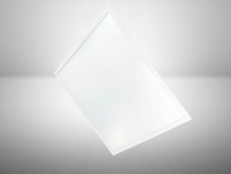 פאנל LED מלבני לבן מסדרת SLIM CCT עם מבנה דק ופיזור אור אחיד