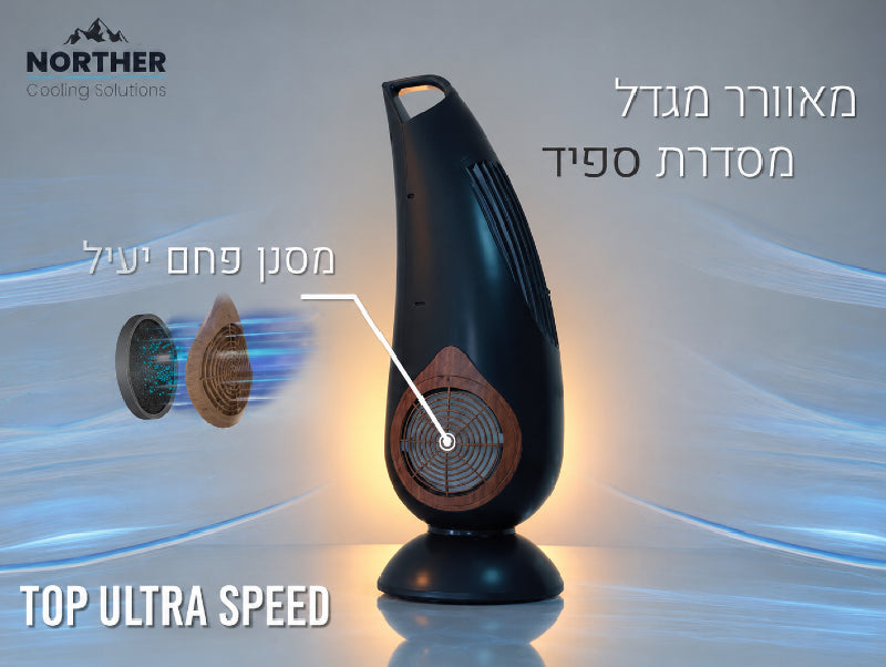 תמונת פרסום למפזר חום טורבו עם הדמיית חימום בחלל