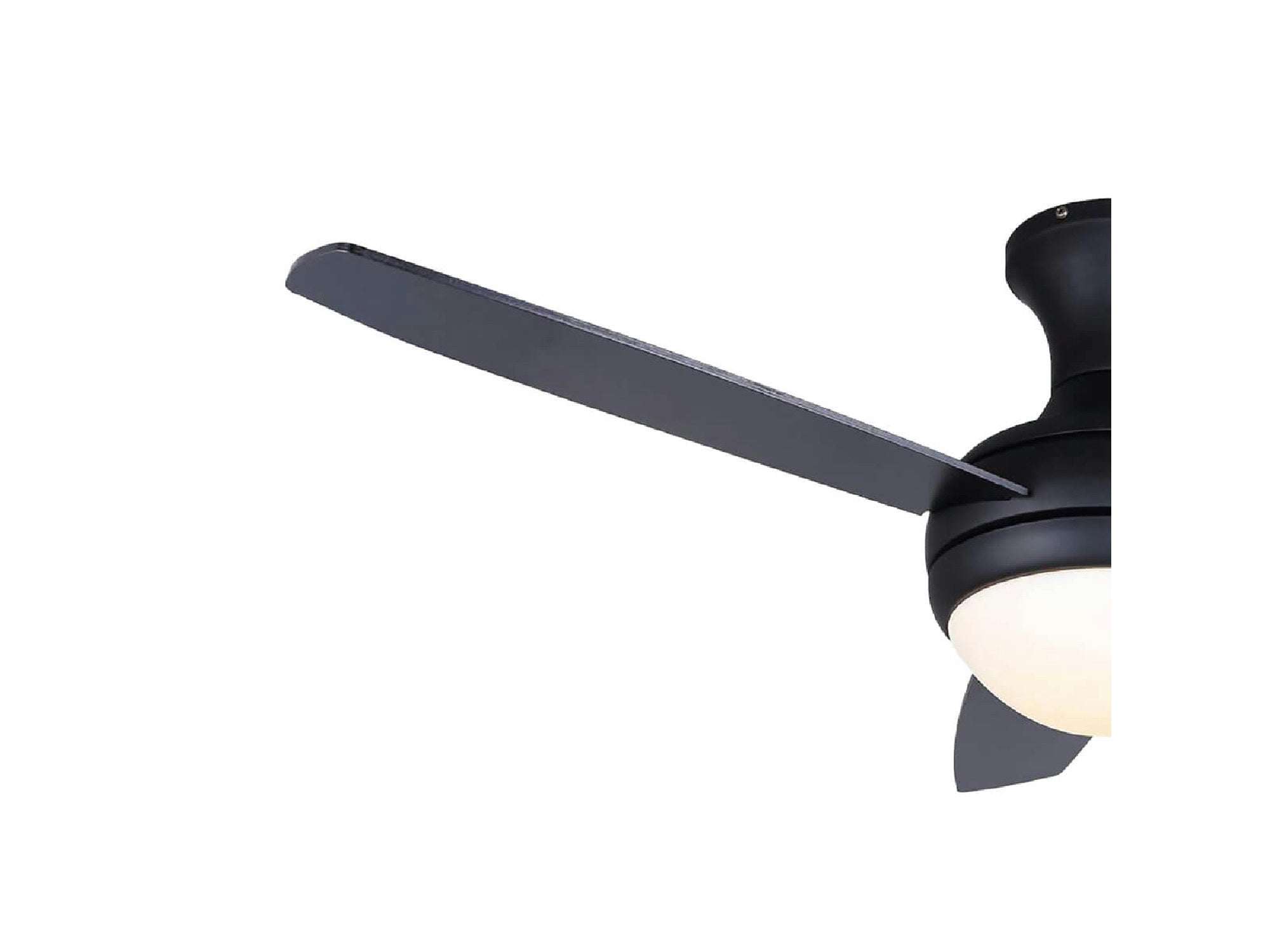 מאוורר תקרה "CCT 18W TWITTER 48 עם שלט- שחור - Ceiling Fan with Light