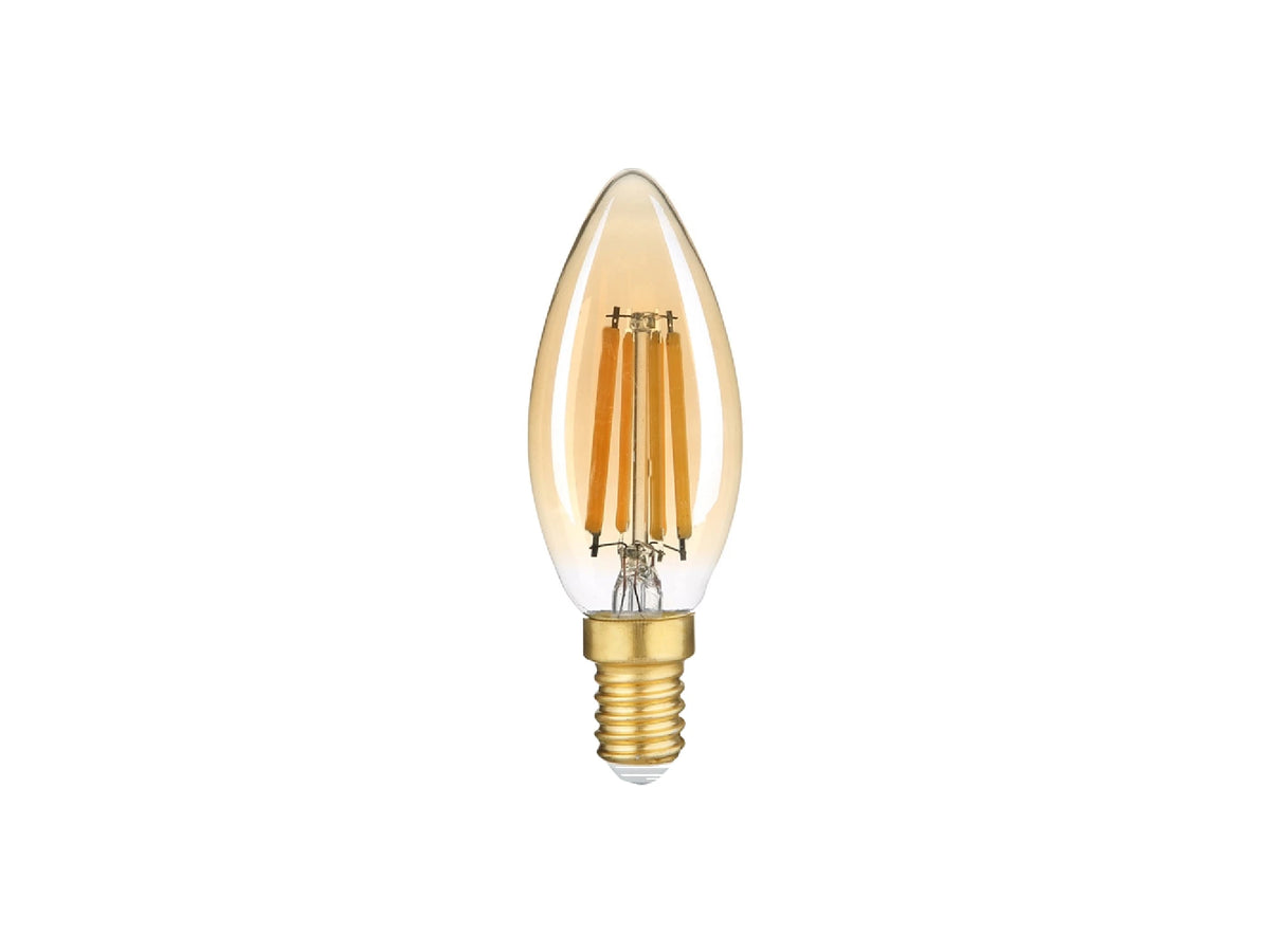 פילמנט לד נר 5W E14 2000K לא ניתן לעמעום - LED Bulbs באתר לדמרקט