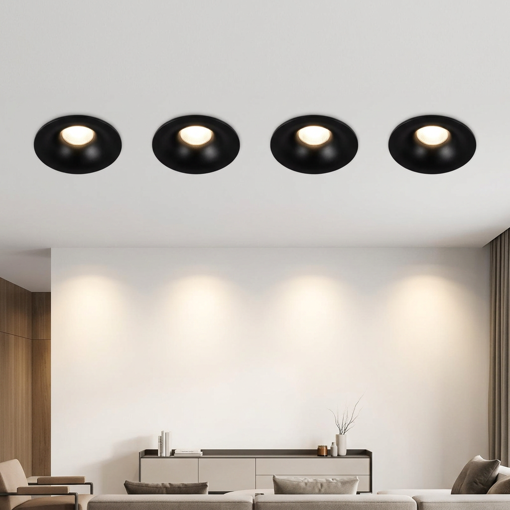 שקוע תקרה דגם LASER CCT 12W Ø8 ס״מ - תמונה ראשית
