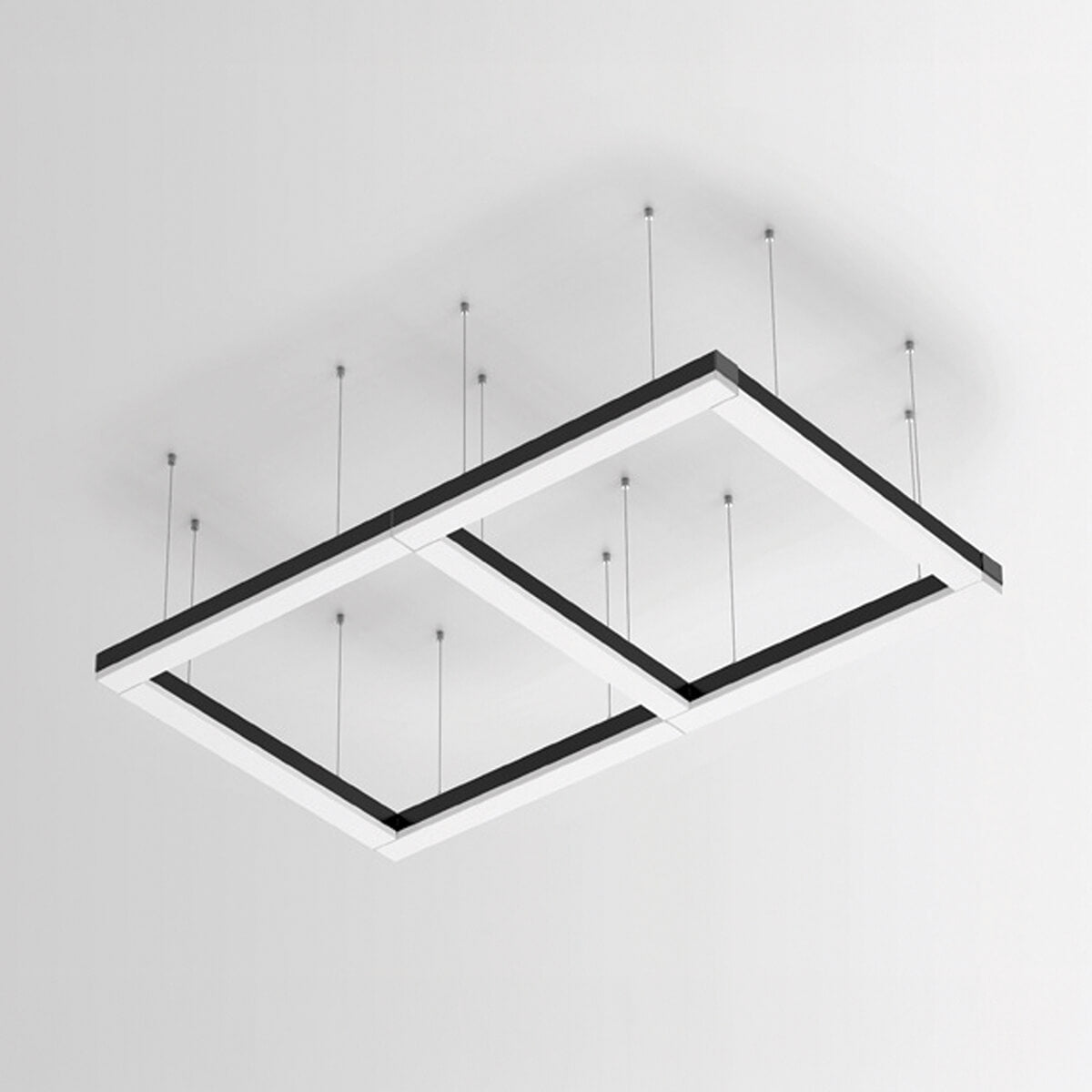 צמוד תקרה/תליה CCT 30W OSTEE באורך 60 ס"מ-שחור - Hanging lamps with built-in LED
