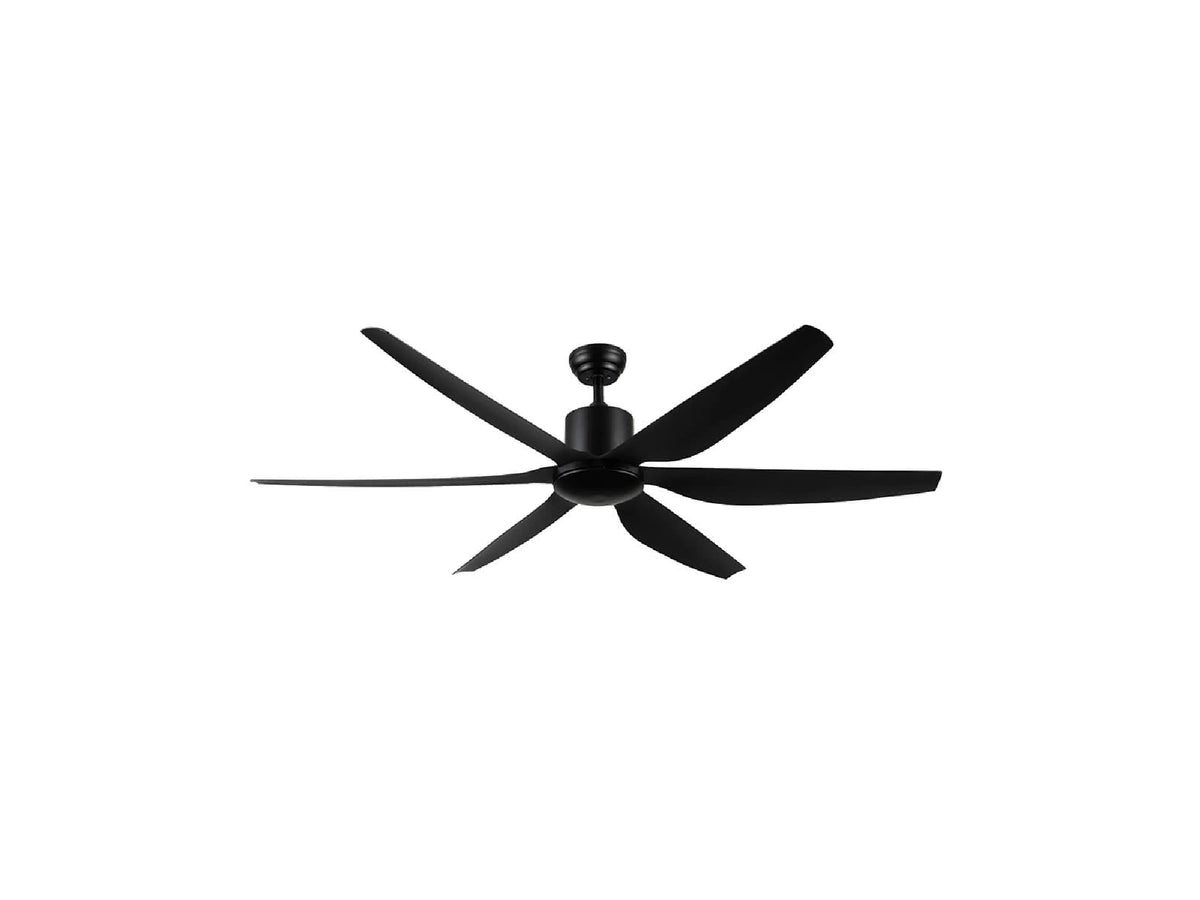 מאוורר תקרה "GIANT B17 66 עם שלט- שחור - Ceiling Fan with Light באתר לדמרקט