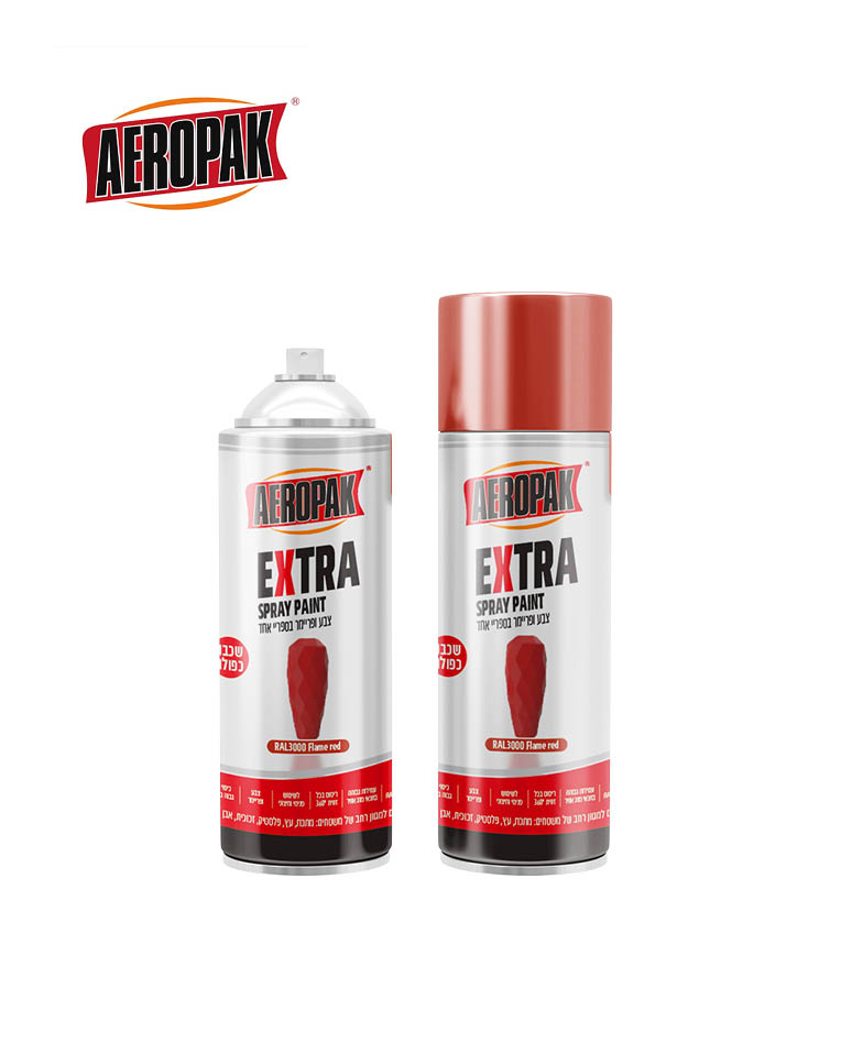 ספריי צבע  AEROPAK בטכנולוגיית כיסוי כפול EXTRA