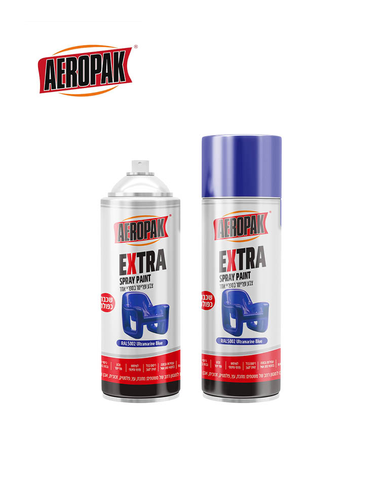 ספריי צבע  AEROPAK בטכנולוגיית כיסוי כפול EXTRA