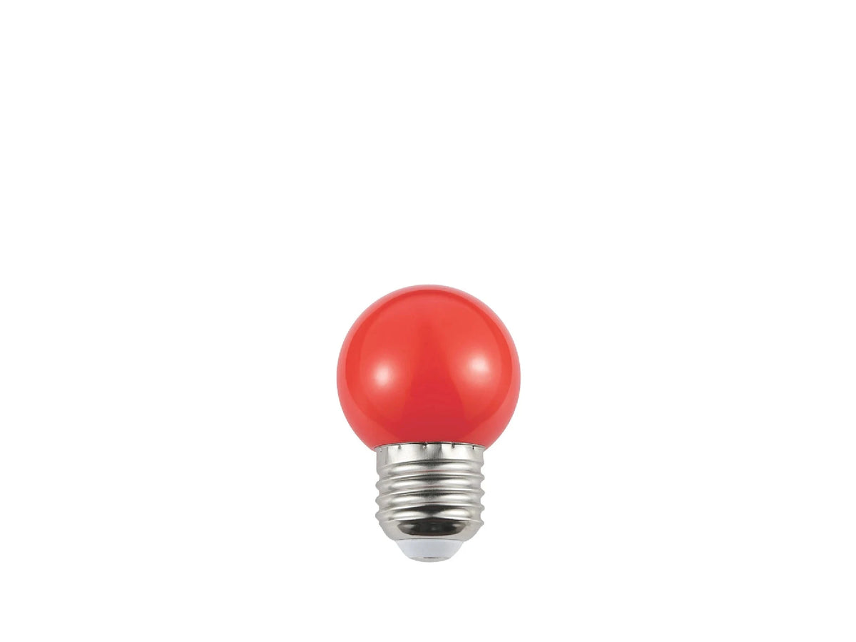 נורת לד כדור 3W G45 אור אדום OMEGA E27 - BULB באתר לדמרקט
