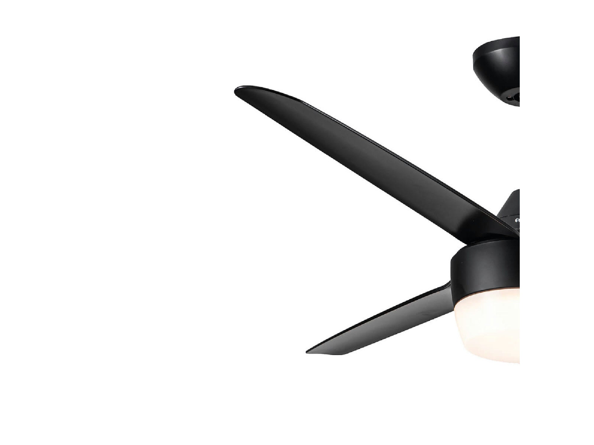 מאוורר תקרה "CCT 18w BALCONY 48 עם שלט-שחור - Ceiling Fan with Light