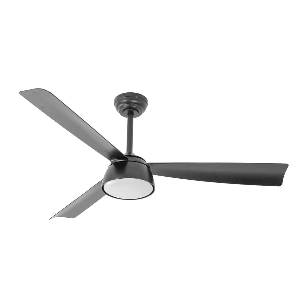 מאוורר תקרה "22W GENESIS70 52 עם שלט- שחור - Ceiling Fan with Light
