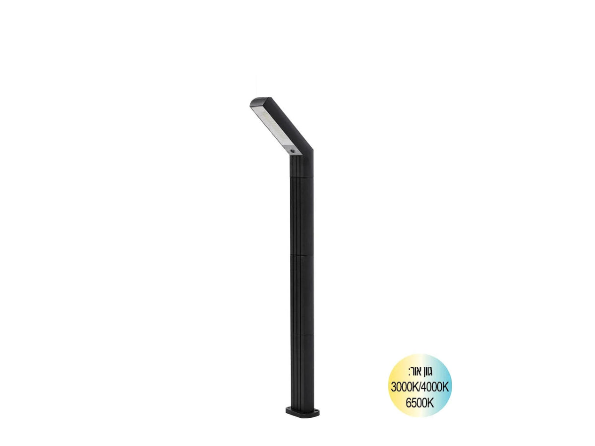 עמודון תאורה סולארי SUNLIGHT לגינה 10W +פאנל סולארי  OMEGA CCT - Garden Lights באתר לדמרקט