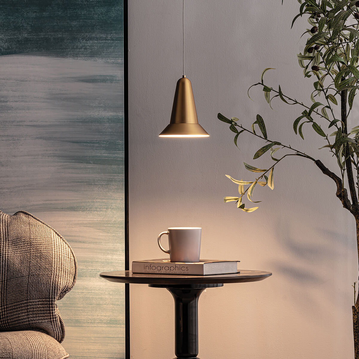 מנורת תליה מרגריט 10W - Hanging lamps with built-in LED