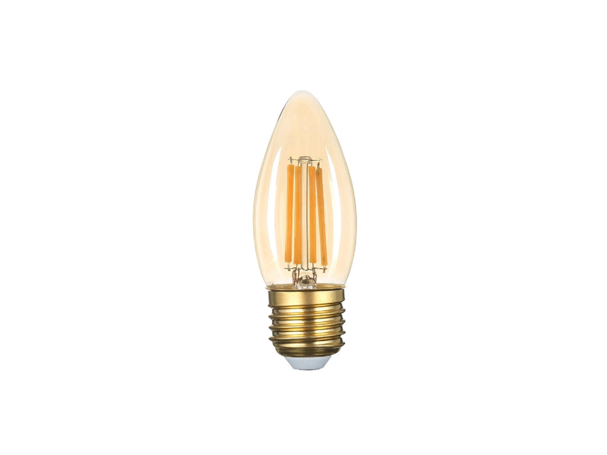 פילמנט לד נר 5W E27 2000K לא ניתן לעמעום - LED Bulbs באתר לדמרקט