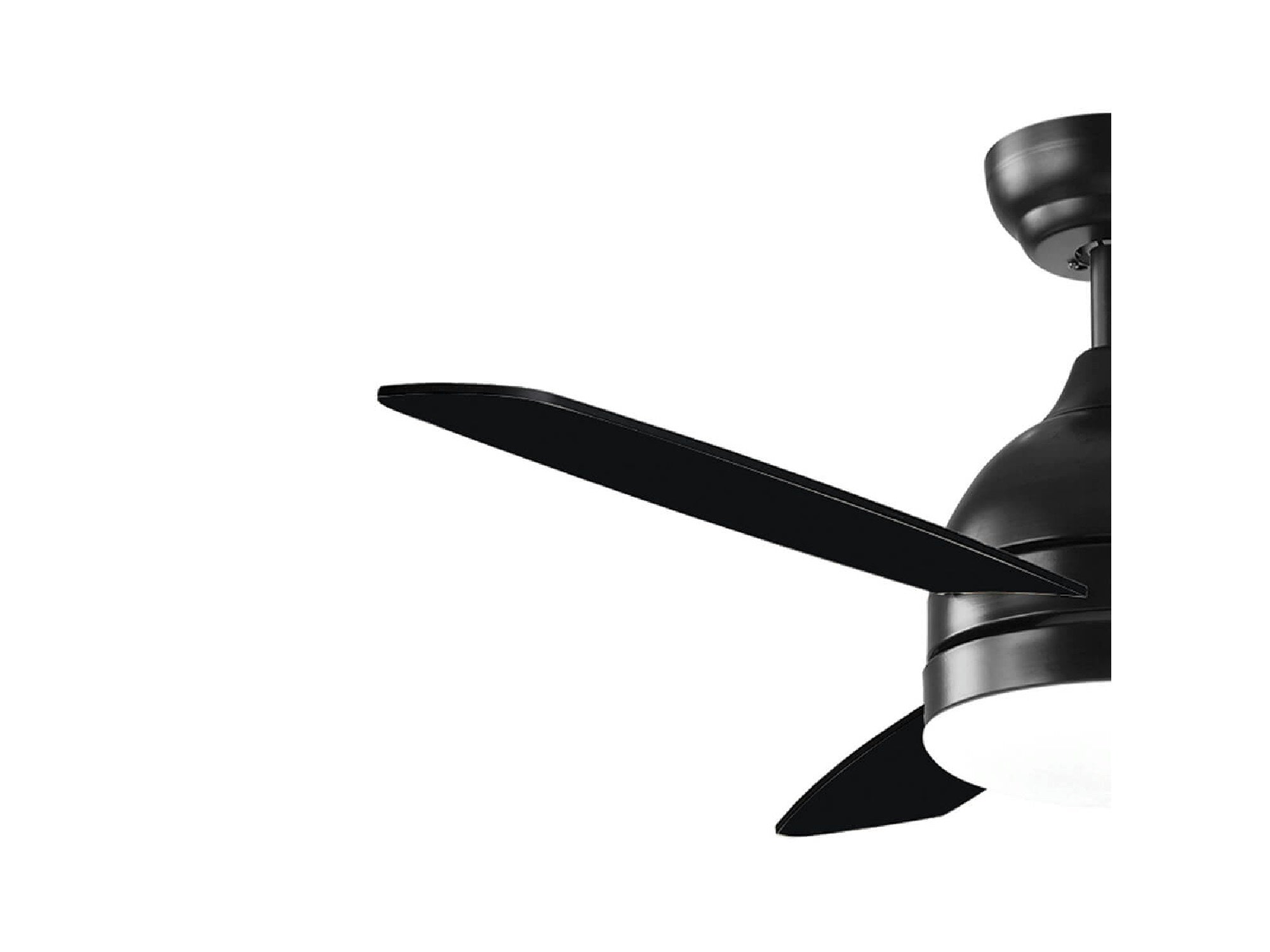 מאוורר תקרה "25W DC STORM 42 עם שלט-שחור - Ceiling Fan with Light