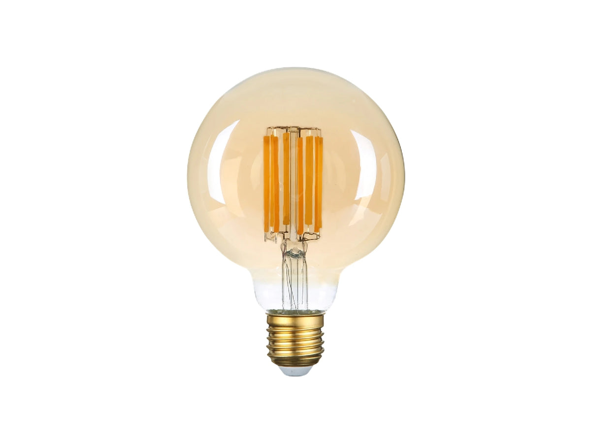 פילמנט לד גלוב 125 15W E27 2000K ניתן לעמעום - LED Bulbs באתר לדמרקט