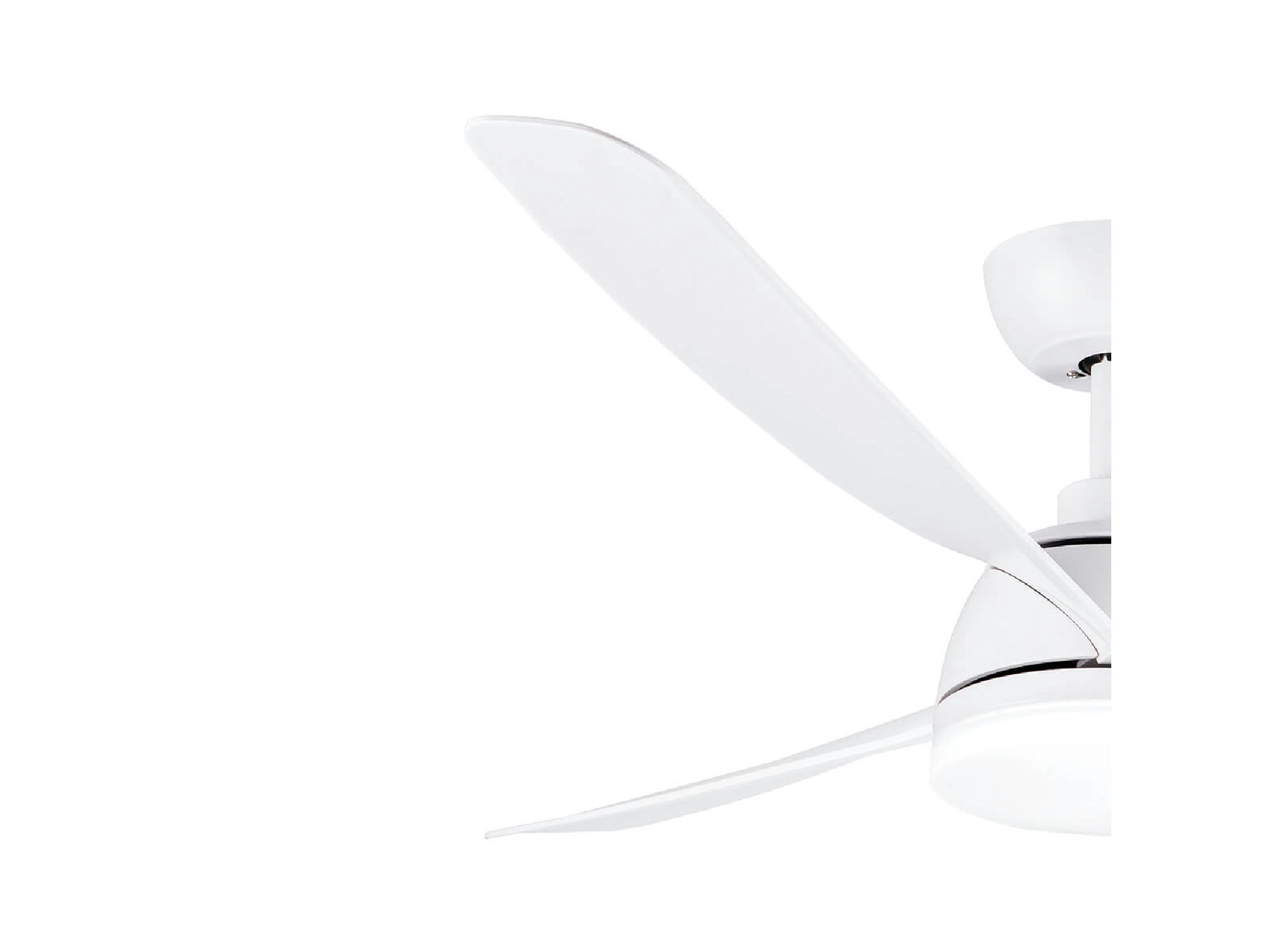 מאוורר תקרה "25W GRANITA 52 עם שלט -לבן - Ceiling Fan with Light