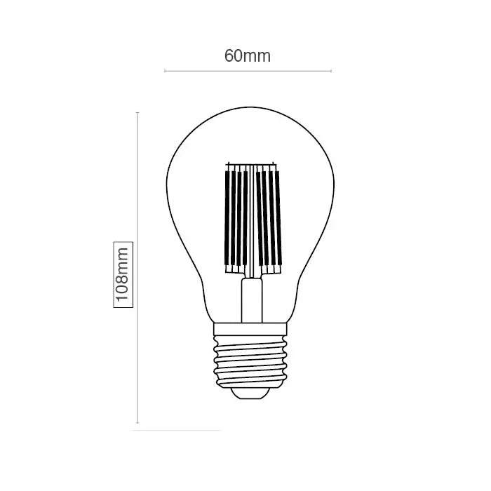 נורת לד דמוי להט A-GRADE A60 2100Lm 10W E27 אור יום - LED Bulbs באתר לדמרקט