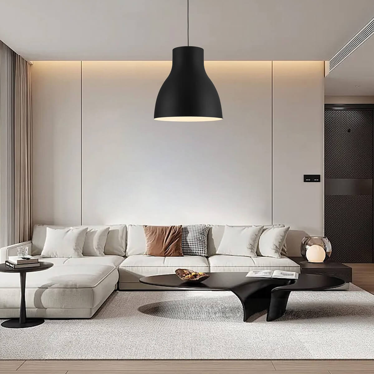 מנורת תליה E27 LATIANO קוטר 60 ס"מ - Hanging lamps with bulbs