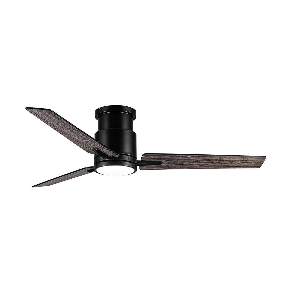 מאוורר תקרה "25W GENESIS50C 52 עם שלט- שחור ועץ - Ceiling Fan with Light