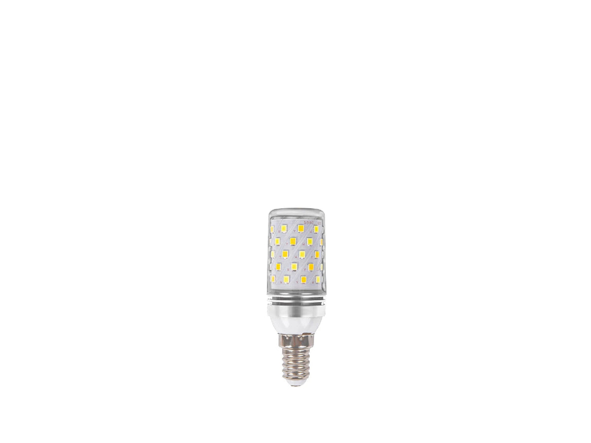 נורת לד T28 שקופה 8W E14 גוון 3000K - BULB באתר לדמרקט