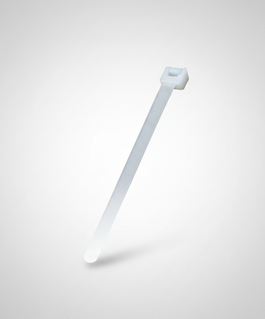 חבק (אזיקון) Nylon66 לבן 7.5X250 - 100 יחידות
