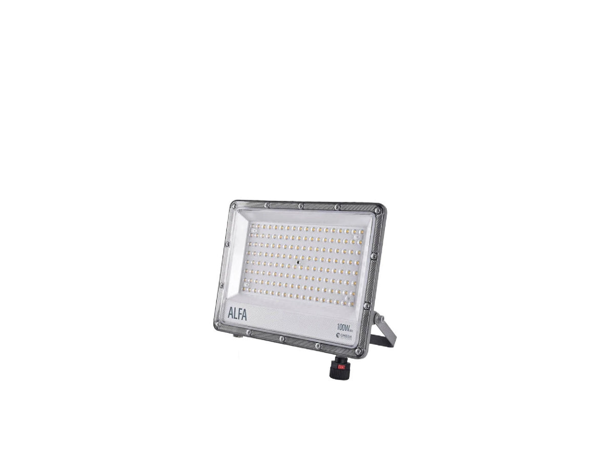 פנס הצפה מסדרת 100W ALFA CCT עם עדשות למניעת סנוור - Flood Lights באתר לדמרקט