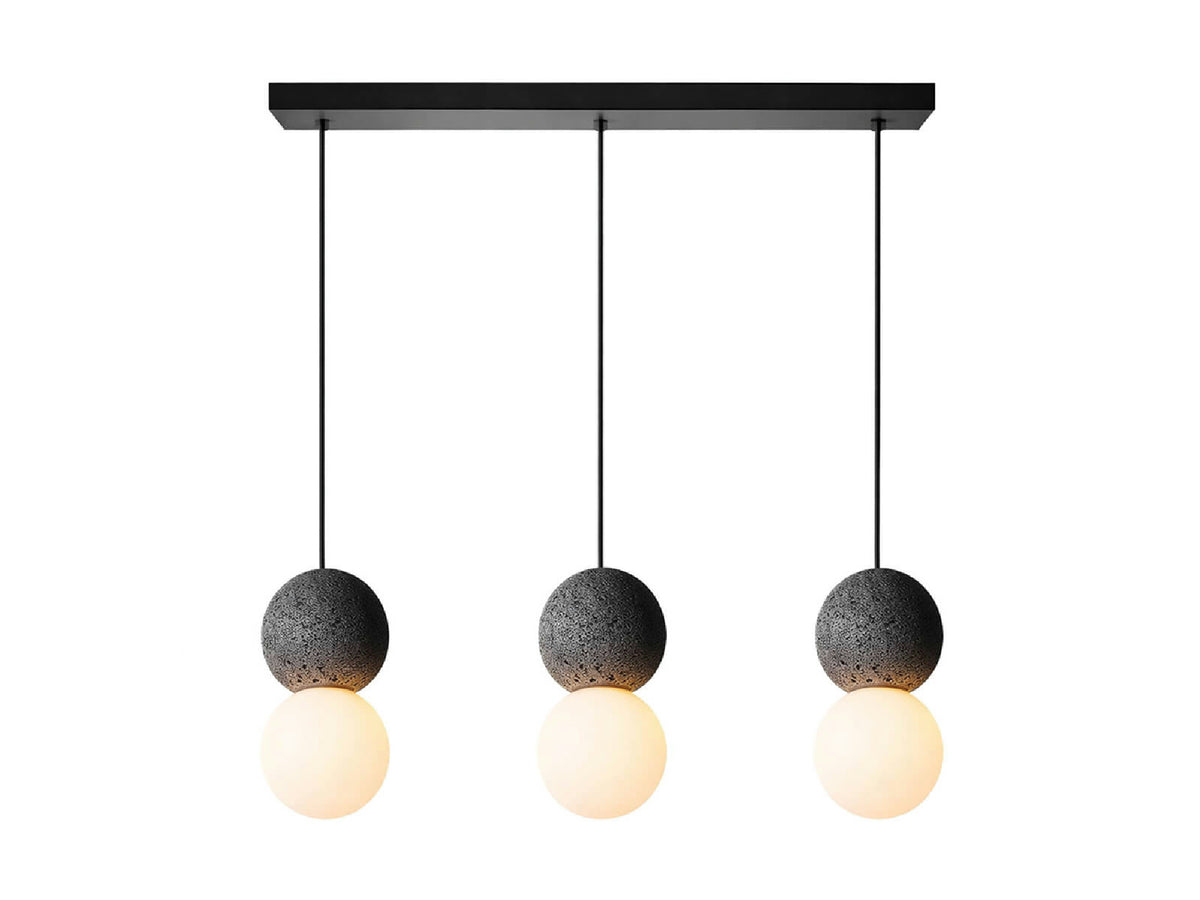 מנורת תליה שלישייה SOL G9 - Hanging lamps with bulbs