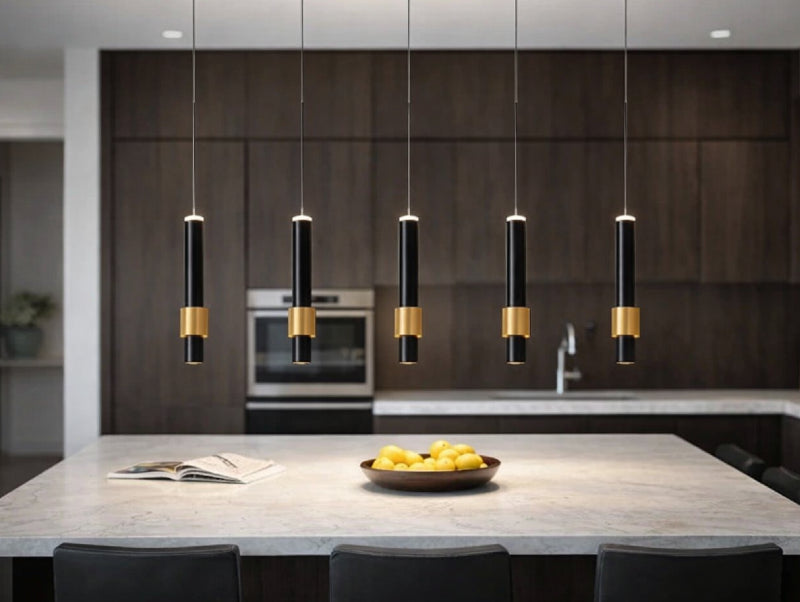 מנורת תלייה black מעל אי