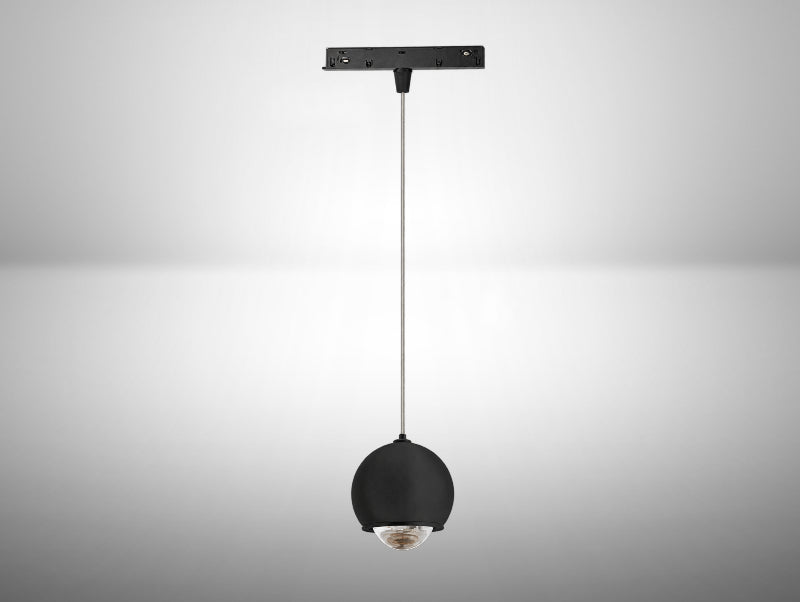גוף תאורה מגנטי תלוי בצורת כדור שחור מדגם LINE WIFI BALL של OMEGA