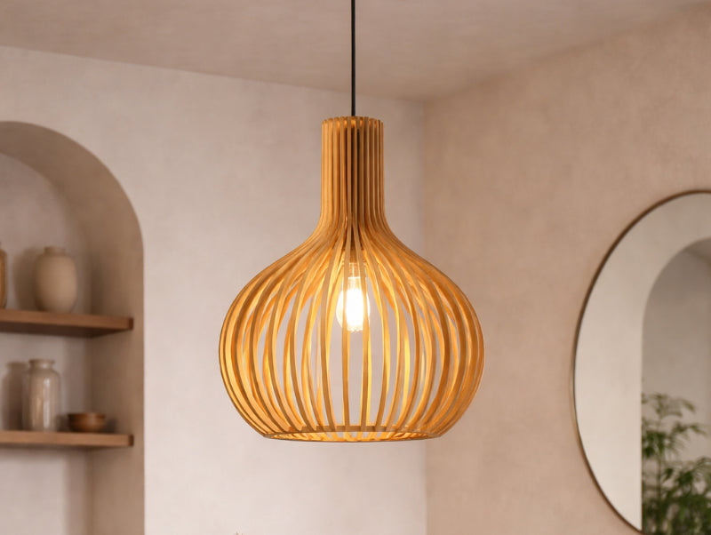 מנורת תלייה עגולה