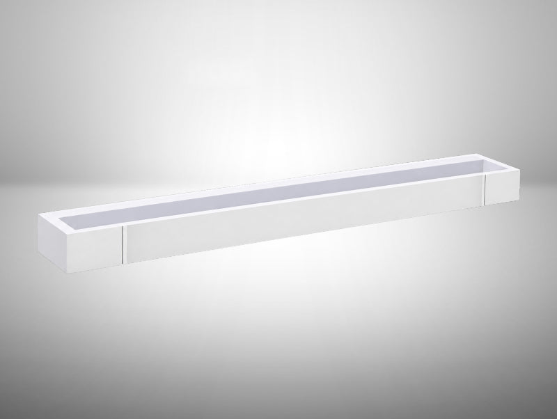גוף תאורה צמוד קיר מתכוונן FRAME לבן IP44