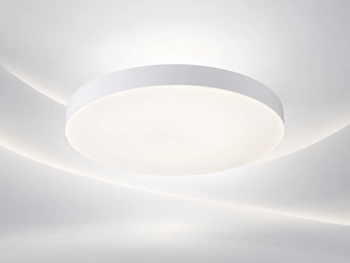 גוף תאורה צמוד תקרה דקורטיבי AURA CCT ‏24W לבן מבית OMEGA