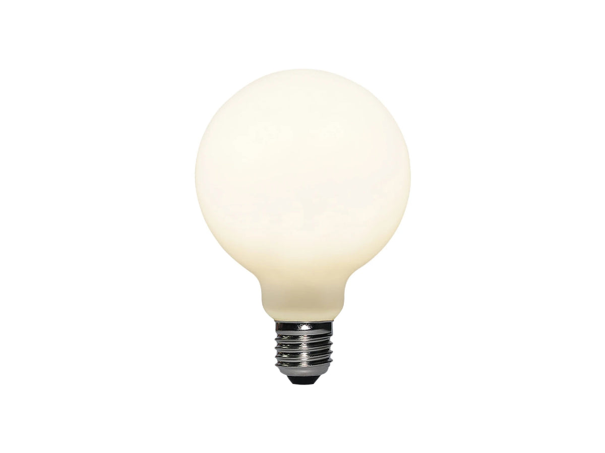 פילמנט לד גלוב 95 חלבית, 8W 630Lm E27 DIMM 2 WARM - LED Bulbs באתר לדמרקט