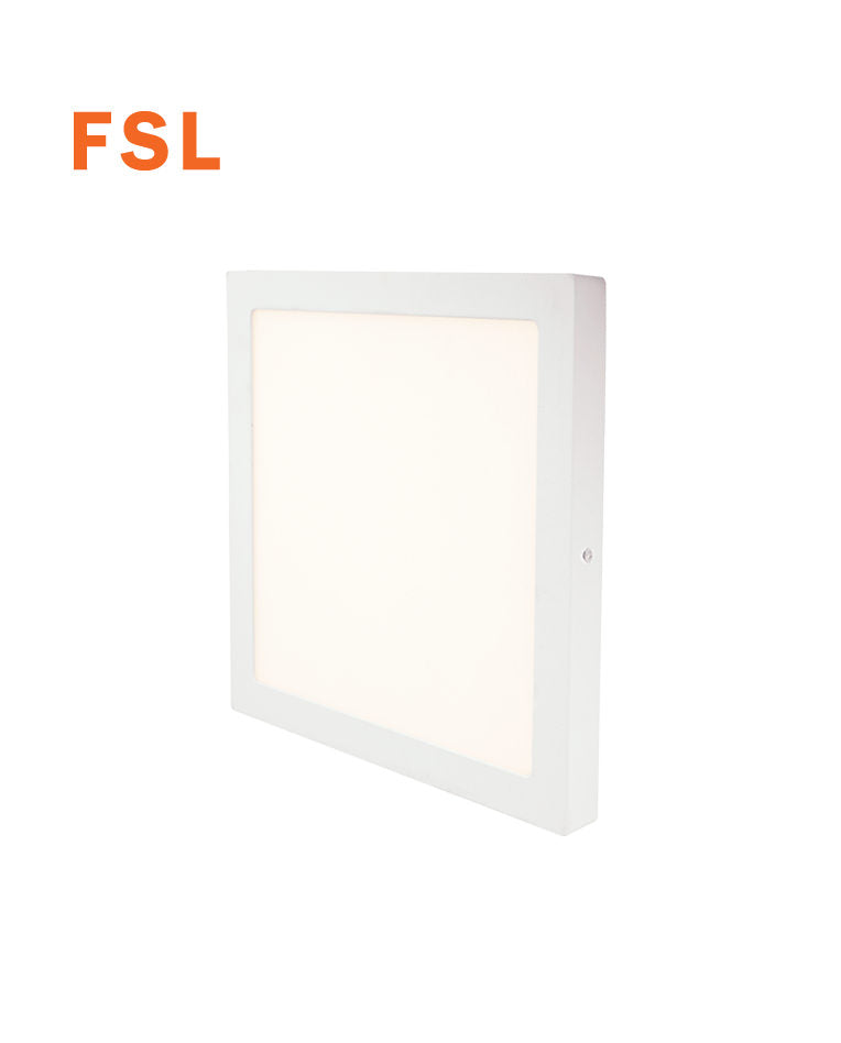 פאנל FSL מרובע צמוד תקרה 18W - תאורה באתר לדמרקט