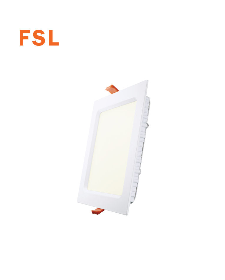 פאנל FSL מרובע שקוע 12W - תאורה באתר לדמרקט
