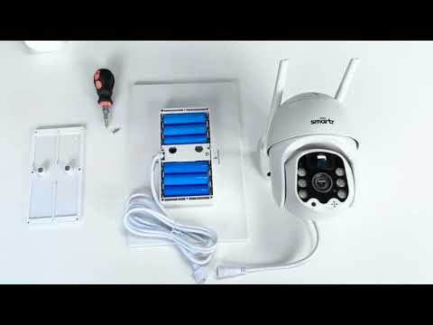 מצלמת אבטחה WIFI סולארית IP65 1080P/HD PTZ - טיימרים ומוצרי WIFI באתר לדמרקט