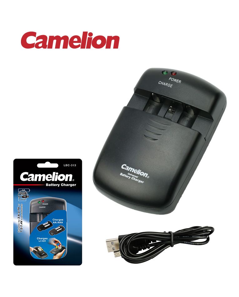 מטען לסוללות ליתיום נטענות עם חיבור USB MICRO - סוללות ומטענים באתר לדמרקט