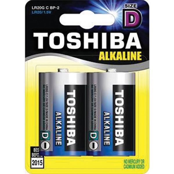 סוללה אלקליין D LR20 1.5V - סוללות ומטענים באתר לדמרקט