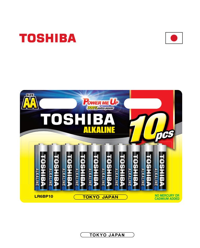 סוללה אלקליין AA 1.5V - סוללות ומטענים באתר לדמרקט