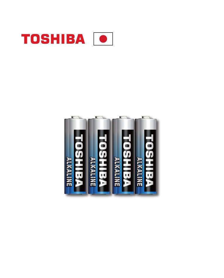 סוללה אלקליין AA 1.5V, חבילה של 4 יחידות - סוללות ומטענים באתר לדמרקט