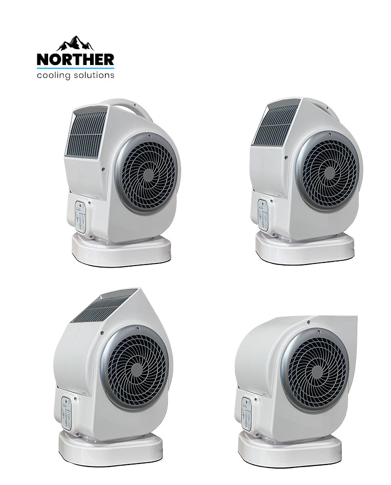 מאוורר מפוח דיגיטלי עוצמתי FORCE 100W שלט + טיימר - מאווררים ביתיים באתר לדמרקט
