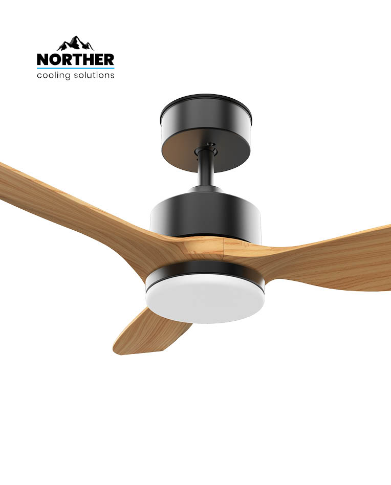 מאוורר תקרה 42" CLASSICO WIFI לפרגולה IP44 כולל שלט ותאורה NORTHER - מאווררי תקרה באתר לדמרקט