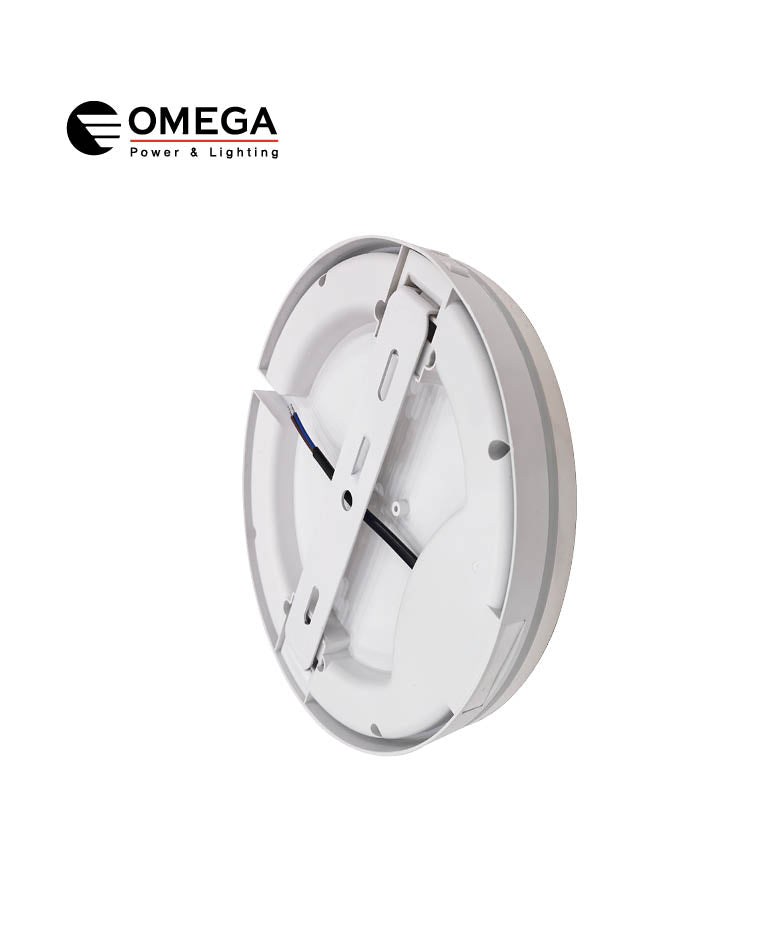 פלפון IP65 55W MONO SLIM ,לבן,OMEGA 3CCT, Ø380X40 - תאורה באתר לדמרקט
