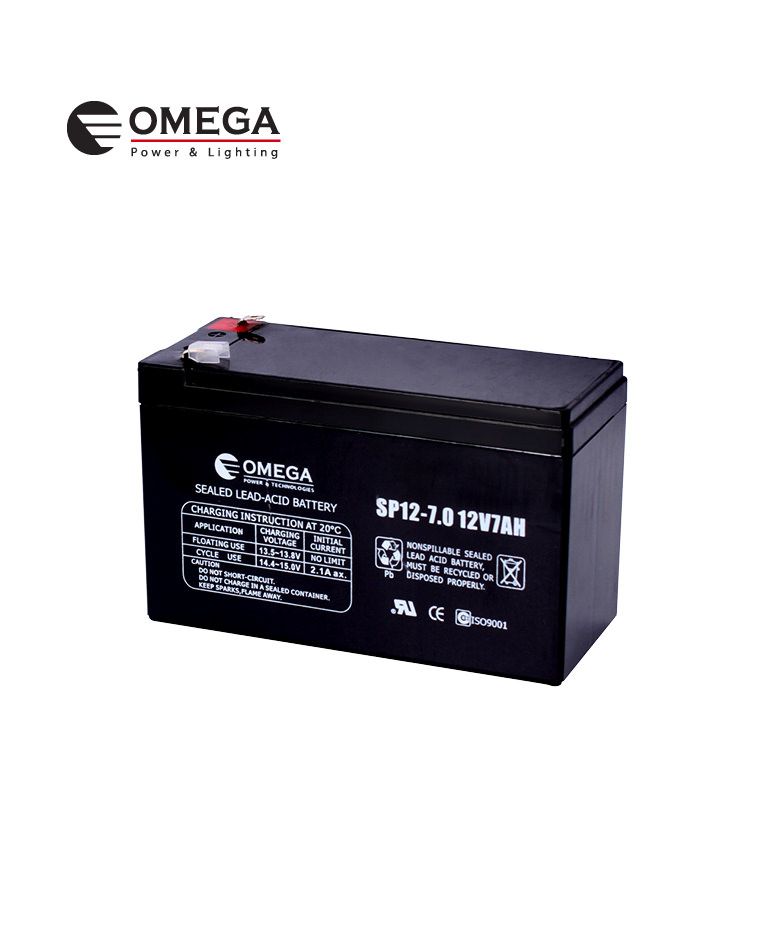 מצבר עופרת חומצה 12V 7A - סוללות ומטענים באתר לדמרקט